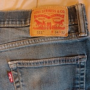 Levi's 511 men's jeans size 34/32 red tag